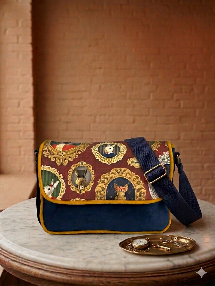 Sac à main en velours - Royal Lapin